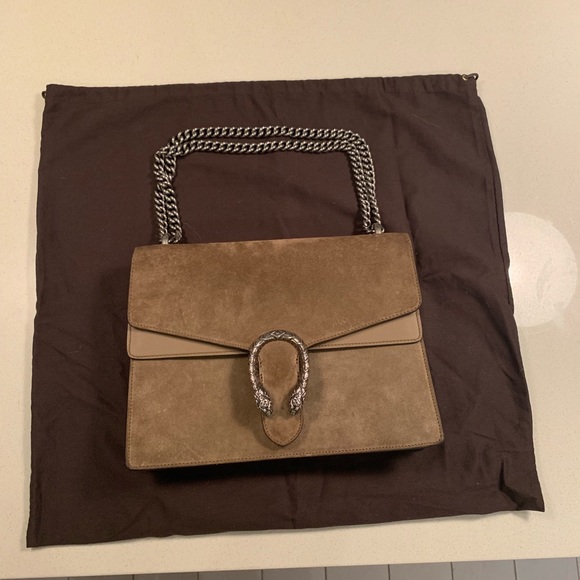 Gucci Handbags - Gucci Suede Dionysus